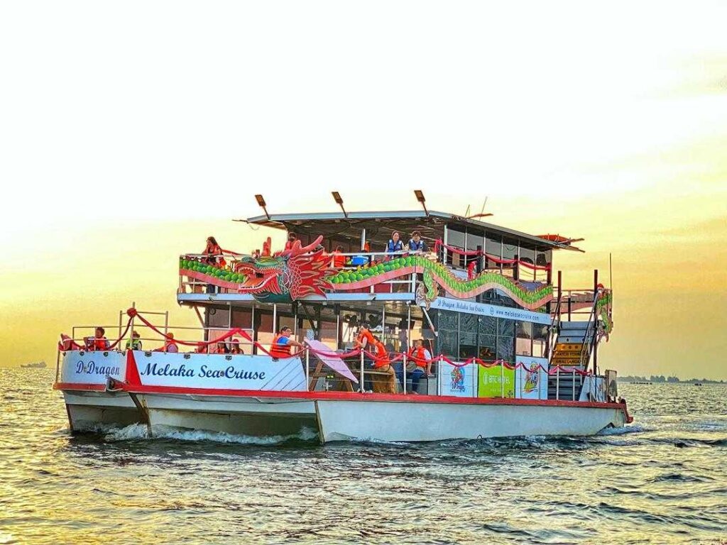 sunset cruise experience malaysia dragon yacht melaka